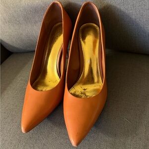 Elegant Orange Ralph Lauren Women's Pumps 8B